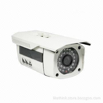 CCTV HD Camera with 1/3 Sony CCD, 30m IR Distance and 30pcs 5mm IR LEDs, 1200TVL Resolution